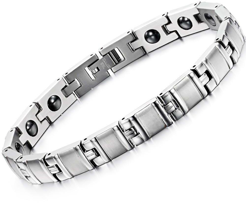 Health Bracelets & Bangles Magnetic Power Stainless Steel Charm Bracelet