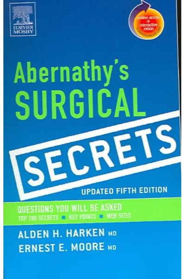 Abernathy s Surgical Secrets Updated Edition Book W/ Student Consult Ed 5
