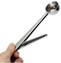 Zoreya Stainless Steel Spoon Ground Coffee Craft Measuring Scoop Spoon -Silver