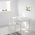 SUNDVIK طاولة أطفال - أبيض ‎76x50 سم‏