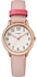ساعة كوارتز للنساء، بعرض انالوج وسوار جلدي من تايمكس - TW2R62800.