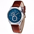 Ladies Quartz Leather Strap Creative Personality Pointer Watch