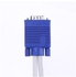 Generic vga splitter cable 1 computer to dual 2 monitor adapter Y splitter vga cable male to female for Computer