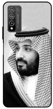 غطاء حماية بطبعة صورة الأمير محمد بن سلمان لهاتف هونر 10X لايت متعدد الألوان