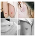 20-Piece Hearts Temporary Tattoo Red/Black