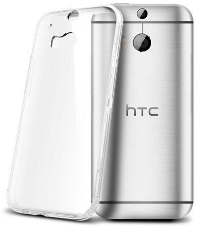 OTI Soft TPU Ultra-Thin Silicone Case for HTC One M8 - Transparent
