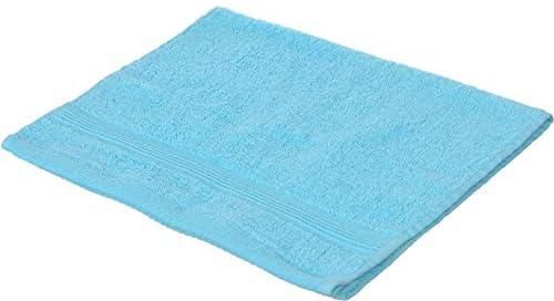one year warranty_Face Towel Of 1 Piece 50x30 CM Cotton, Turquoise