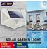 LED Solar PIR Motion Sensor Wall Light White 15x7x15cm