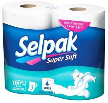 Selpak Super Soft 4 Toilet Rolls