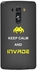 Stylizedd LG G3 Premium Slim Snap case cover Matte Finish - Keep calm and invade