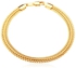Thick Snake Chain Bracelet Gold Plated
