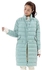 Gamiss Female Thin Duck Long Down Jacket - Mint Green