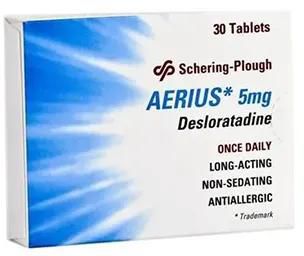 Aerius | Antiallergic | 5mg | 20 Tabs