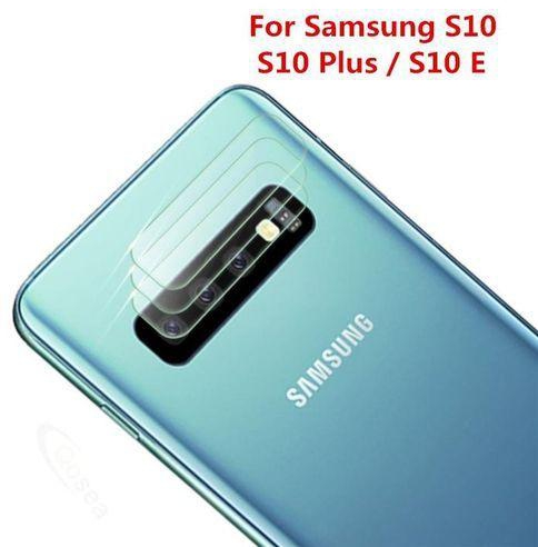 Generic Samsung Galaxy S10 Plus S10E Back Camera Lens Tempered Glass Clear