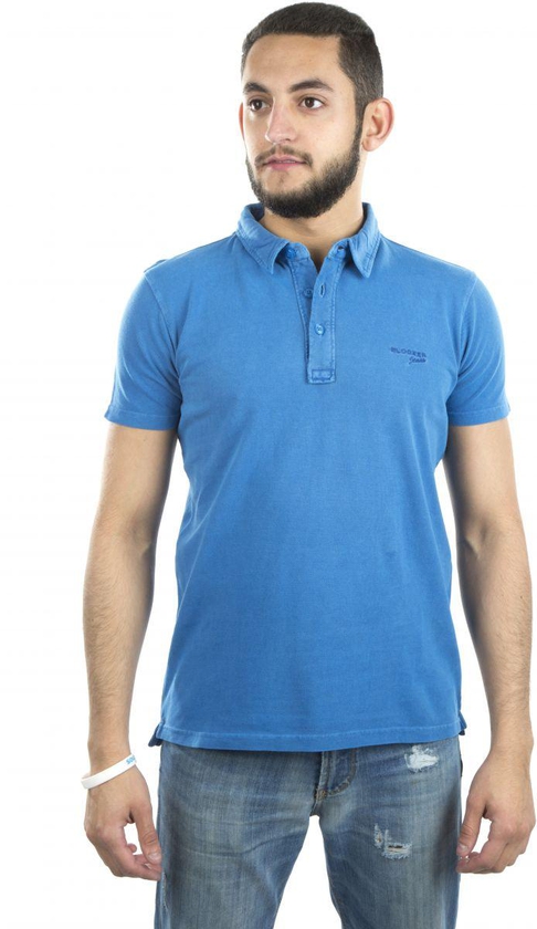 Blooker Polo Shirt for Men , Size XL , Blue