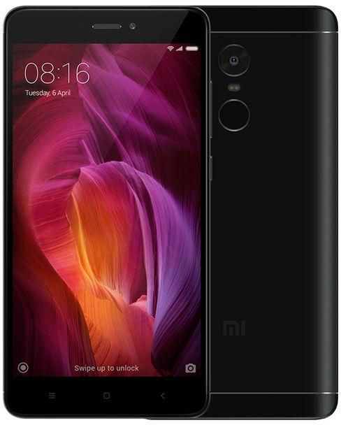 Xiaomi ريدمي نوت 4 - 5.5 بوصة - موبايل ثنائي الشريحة 32 جيجا بايت - أسود