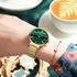 Curren 9076 Quartz Wristwatch For Women – Gold & Green