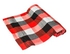 5 By 6 Maasai Shuka Throw Fleece Blanket / Red