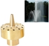 Brass Blossom Water Fountain Nozzle Spray Column Sprinkler Spray Head size 1/2" 3/4" 1" for Garden