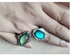 قطعتين من خاتم المشاعر المتلون خاتم المزاج يتغير لونه مع تغير درجات الحرارة - مقاس قابل للتعديل