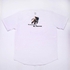 Thomas square Cotton Long Curved Dtf NASA Printed T-shirt - White