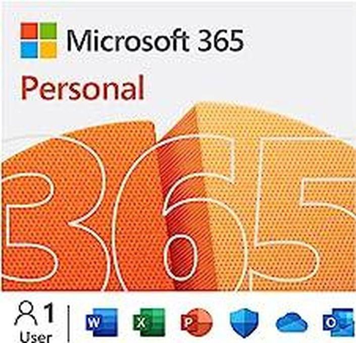 Microsoft Office 365 Personal - 1 Year Media less 1 Use