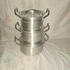 3 Sets Stainless Steel Cooking Pot (16cm,18cm And 20cm)