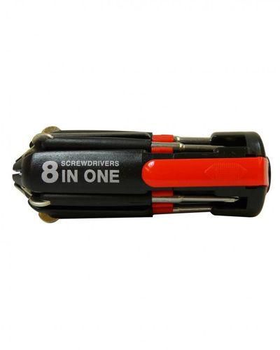 As Seen on TV Screwdriver 8 In One - Black/Red
