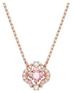 Swarovski Sparkling Dance Crystal Necklace 5514488 Rose Gold