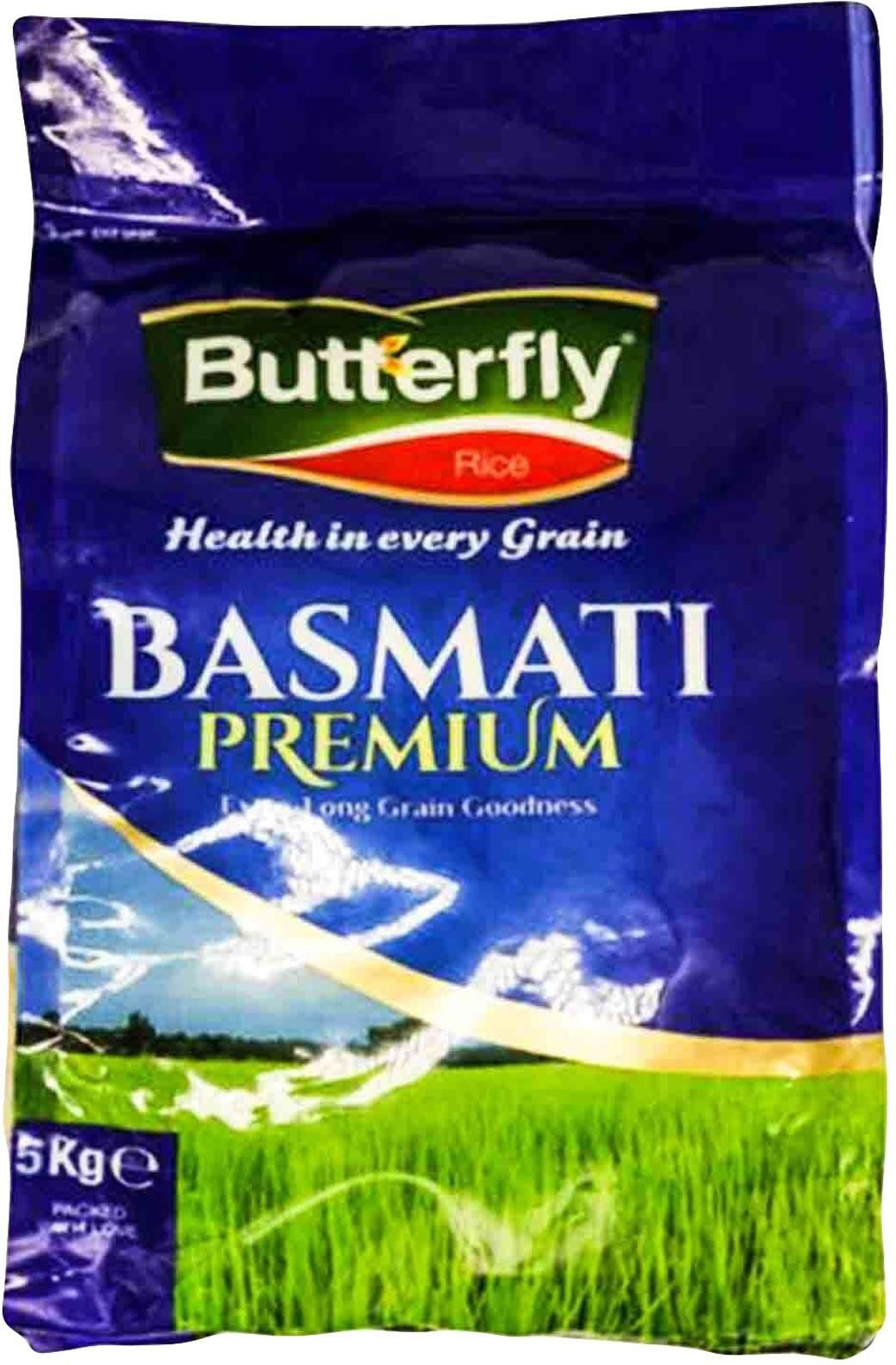 Butterfly Premium Basmati Rice 5Kg