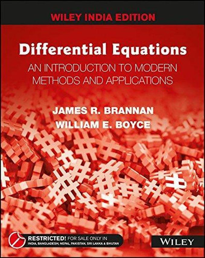 John Wiley & Sons Differential Equations: An Introduction to Modern Methods and Applications-India ,Ed. :1