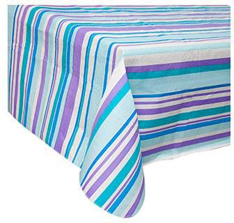 Stripes Vinyl Table Cloth 150x 260 cm