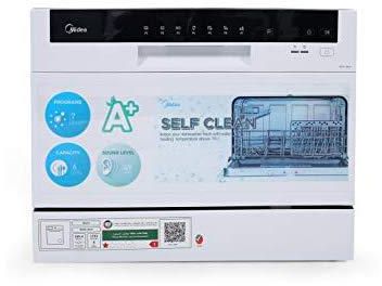 Midea 7 Programs 6 Place Settings Counter Top Dishwasher - WQP63602F