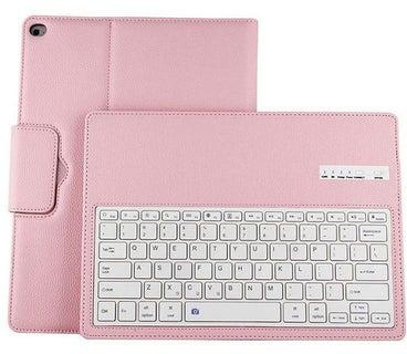 Detachable Bluetooth Leather Keyboard Stand Case Cover For Apple iPad Pro 12.9-Inch Pink