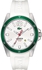 Lacoste Men's White Dial Silicone Band Watch [2010664]