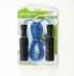AngTop AT0615 - Steel Wire Jump Rope Foam - Black/Blue