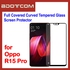 Bdotcom Full Covered Curved Glass Screen Protector for Oppo R15 Pro (Black)