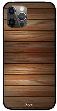 Skin Case Cover -for Apple iPhone 12 Pro Max Brown/Beige بني/بيج