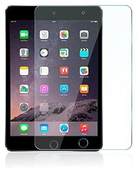 ( Apple iPad mini & Apple iPad mini Wi-Fi & Apple iPad mini Wi-Fi + Cellular ) واقي شاشة زجاج مقوى عالي الدقة لموبايل ايباد مينى - 0 - شفاف