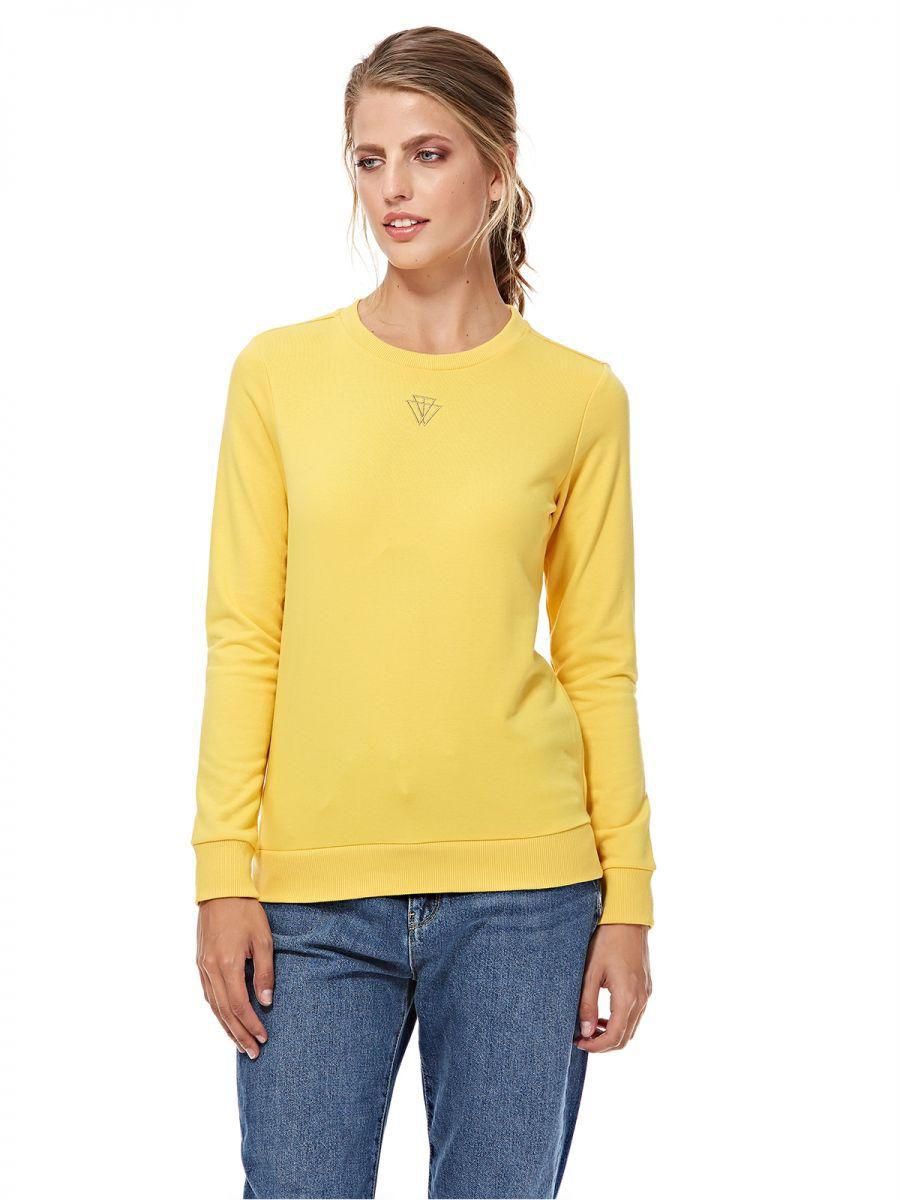 Tally Weijl Yellow Knit Top for Women