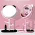 Fashionable And Practical Makeup Mirror That Rotates 360 Degrees With Cute Cat Ears.