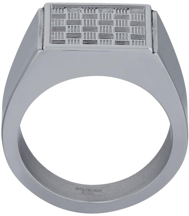 Guy Laroche Stainless Steel Ring Sz 62 For Men, Silver, 4TX003A-62