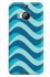 Stylizedd HTC One M9 Plus Slim Snap Case Cover Matte Finish - Curvy Blue