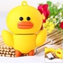 Generic Cartoon Style Duck Pattern 8GB USB 2.0 Flash Memory For Computer - Yellow