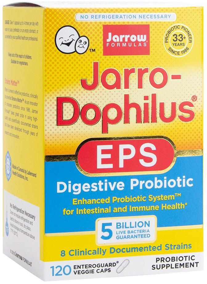 JARRO-DOPHILUS EPS PROBIOTIC 5 BILLION 120 Vegetarian Capsules