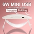 6Led Mini Portable Nail Lamp Nail Dryer For Home DIY Use