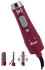 He-House Hair Styler Set - 8344 (Red)  With 4 Hair Styler attachments.