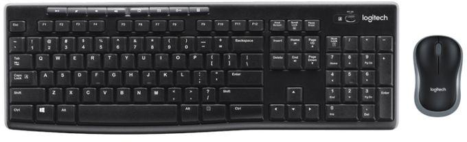 Logitech MK270 2.4GHz Wireless Keyboard + Mouse Set