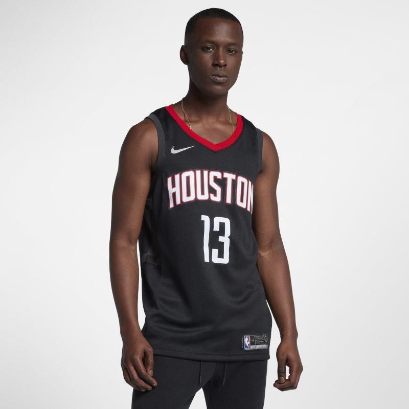 Statement Edition Swingman (Houston Rockets) Men's Nike NBA Connected Jersey - Black price from nike in Saudi Arabia Yaoota!