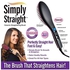 Hair Straightening Brush with Heating-Fast Natural Straight Hair Styling Hair Straightener Brush -Anti Scald/Auto Shut Off/Mini Sized for Travel/Home